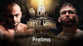 EDDIE ALVAREZ VS. JEREMY STEPHENS | BKFC KNUCKLEMANIA 5 PRELIMS LIVESTREAM