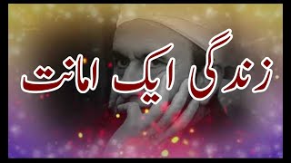 Zindagi ek Amanat hai chali jaye gi Very Emotional Bayan by Maulana Tariq Jameel_2