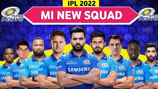 IPL 2022 : Mumbai Indians Squad | MI Squad | Mi Players List | MI Team 2022 Players List