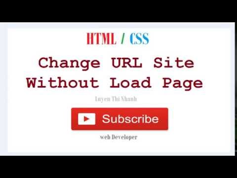 Change URL Website without Load Page (Javascript) Change URL Website without Load Page (Javascript)