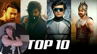 Top 10 Mass Indian Bgm Ringtones (REACTION By Foreigner) Ft. KGF, Saaho, Baahubali 1 & 2, Robot, 2.0