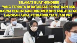 INFO RESMI ! PENDATAAN HONORER NON ASN ADALAH LANGKAH PENGANGKATAN JADI CPNS. SIMAK INFONYA YA!