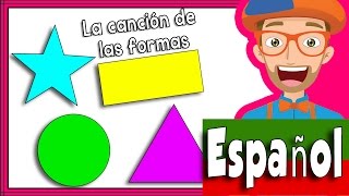 Aprende Las Formas para Niños con Blippi Español | La Canción de las Formas