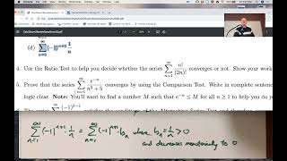 Calculus 2:  Practice Problems for Exam 2 (Series Convergence and Divergence)