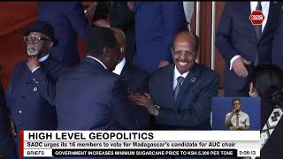 President Ruto lands in Ethiopia to cast his vote for Raila as AUC Chair