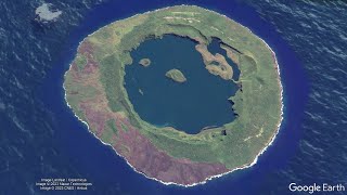 The Active Volcano in Tonga; Niuafoʻou