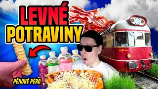 LEVNÉ POTRAVINY, LEVNÝ LANGOŠ, LEVNÝ VLAK a péro!