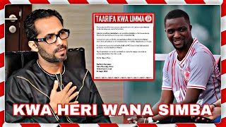 RASMI Ahmed ally atimuliwa na Simba SC baada ya kukutwa  na makosa HAYA...!! atoa ya moyoni