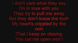 Alex Evans- Bleeding Love With Lyrics on Screen