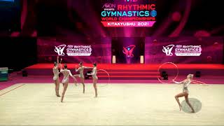 RGF (RGF) - 2021 Rhythmic Worlds, Kitakyushu (JPN) - Qualifications 3 Hoops + 2 Pairs Of Clubs