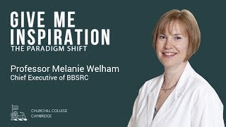 Give Me Inspiration! The Paradigm Shift with Professor Melanie Welham