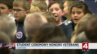 Student ceremony honors veterans