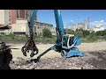 terex fuchs mhl350 loading scrap metal on caterpillar 777 dumper sotiriadis labrianidis demolition