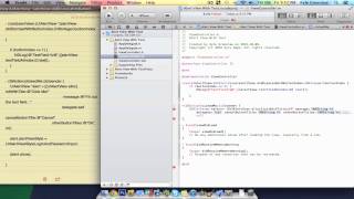 Xcode 4.5.1-Tutorial-How to make a UIAlertView with a Text