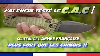 CAC TB Outdoor. Couteau de l'ARMÉE FRANÇAISE. J'ai beaucoup à en dire !