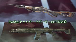 シャッター30-30リピーターとEVA-8のTTK比較