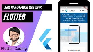 How to implement Web View in the flutter || Flutter Web View || Flutter Coding