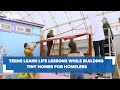 Western Washington teens learn life lessons building tiny homes for homeless