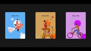 CSS Responsive Card and Hover Effects with Flexbox | HTML CSS3 Tutorials 2023 || #html #css