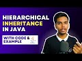 Hierarchical Inheritance in Java - Java OOPS Complete Course | Indian Programmer