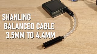 Shanling Balanced Cable Review