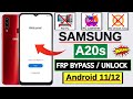 Samsung A20S Frp Bypass 2024 | Samsung SM-A207F/DS FRP Unlock | Google Account Remove Without PC