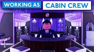 Working as Cabin Crew at a Roblox Airline