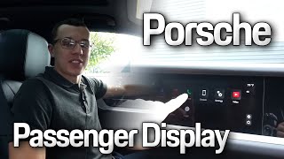 2024 Porsche Passenger Display