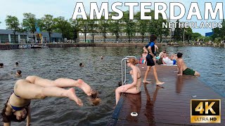 Amsterdam — Hot summer day  / 🇳🇱 Netherlands - 4K 60fps (UHD)