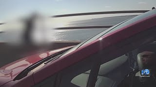 Bodycam footage shows Coleman Bridge rescue