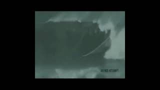 Man Surfs In Tsunami