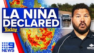 Wet weather to drench Australia as La Niña declared | 9 News Australia
