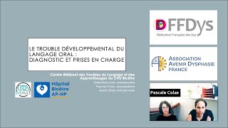 Webinaire Le trouble développemental du langage oral (dysphasie), diagnostic et prises en charge.