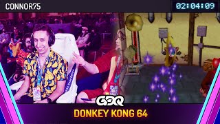 Donkey Kong 64 by Connor75 in 2:04:09 - Awesome Games Done Quick 2024
