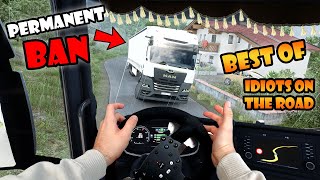 BEST OF Idiots on the road - ETS2MP - Ep. 91-100 | Tony 747 - Best moments + REAL Hands