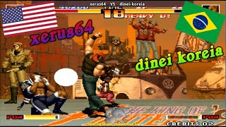 킹 오브 파이터즈94 Kof94 ➤ xerus64 (Usa) vs dinei koreia (Brazil)