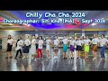 Chilly Cha cha 2024 Line dance#choreo Siti Kha (INA) | Demo MomLove Dance