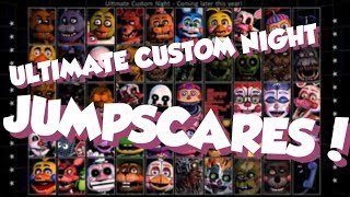 ALL JUMPSCARES + VOICES IN ULTIMATE CUSTOM NIGHT!! // FNaF Ultimate Custom Night