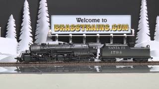 051474-HO Brass Model Train - Custom Brass AT\u0026SF 2-8-8-2 #1794 CUSTOM - Royale