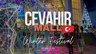 Beautiful Winter Festival at Cevahir Mall | Istanbul, Turkey 🇹🇷