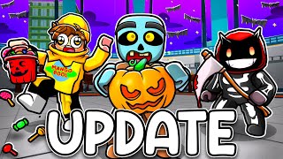 They Added A HALLOWEEN UPDATE To ROBLOX Heroes Battlegrounds...