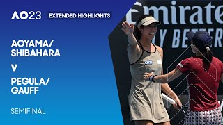 Aoyama/Shibahara v Pegula/Gauff Extended Highlights | Australian Open 2023 Semifinal