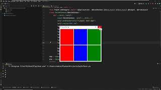QGridLayout | PyQt5 Tutorials
