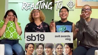 Reacting to [VLOG] SB19 on Awit Awards + Game