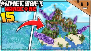 I Transformed the OCEAN into an AMETHYST ISLAND in Minecraft Hardcore (#15)