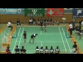 山本／世古口 倉田山中 vs 岩井／能村 玉藻中 女子団体２回戦 全中バド2016