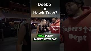 Is Deebo Samuel’s podcast worse than Hawk Tuah’s? #nflpodcast #49ers #deebosamuel #hawktuah #fyp