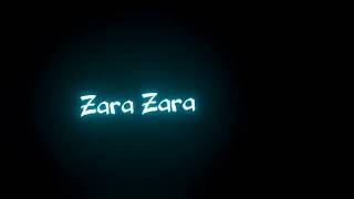 Zara Zara Behakta Hai - (Bengali X Hindi) Black Screen Lyrics WhatsApp Status