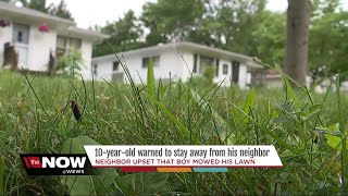 Akron man files police report because 10-year-old neighbor cut his grass
