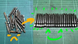 Restore Screwdriver Head : วิธีขจัดคราบสนิมให้หัวไขควงครับ